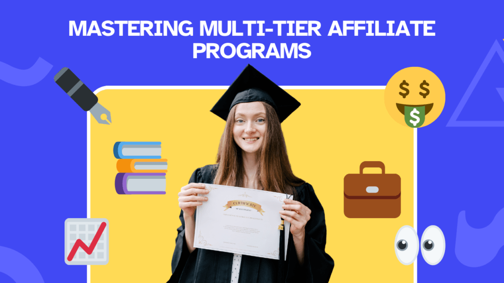 Image illustrating the structure of a multi-tier affiliate program